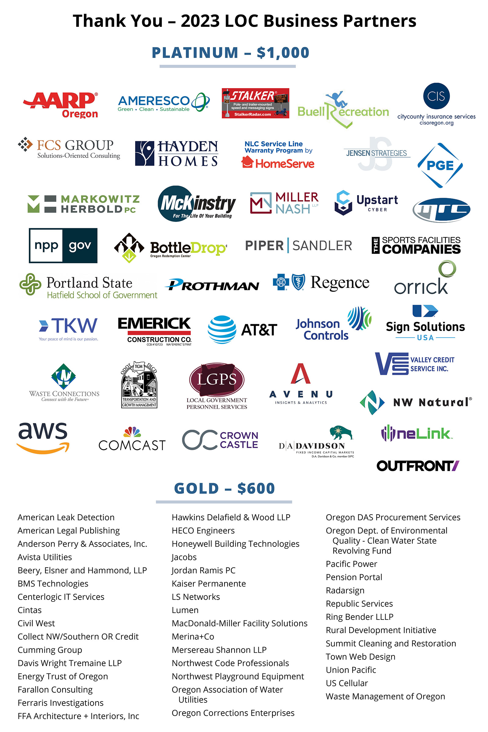 Business Partner Program :: League of Oregon Cities