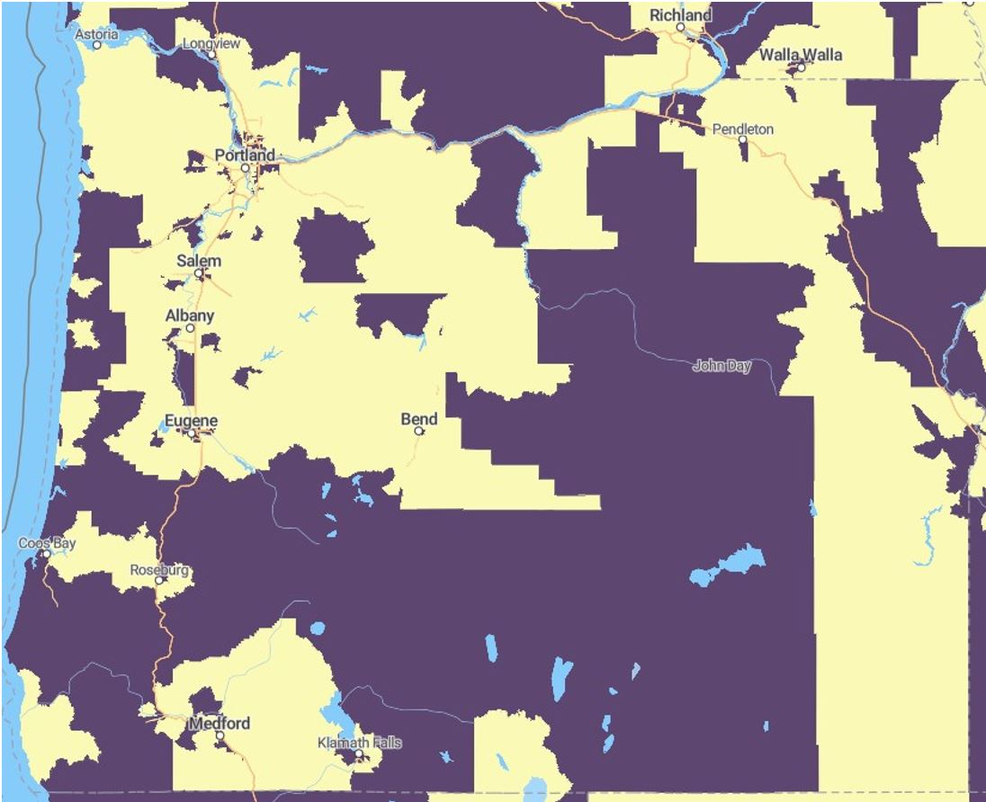 Map of Low Income Communities